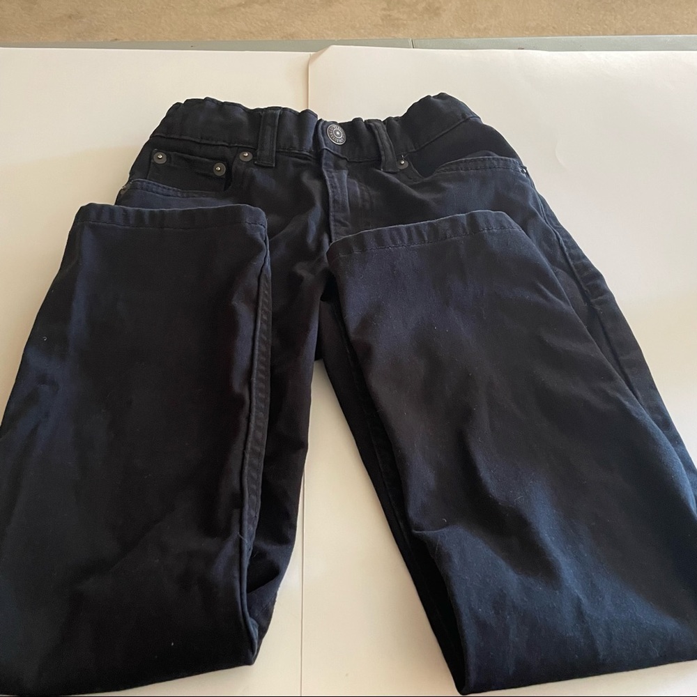 Levi Strauss Kids Black straight leg Jeans, size 7